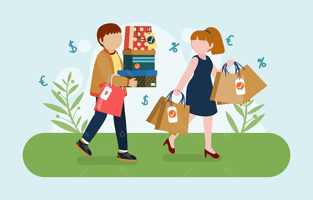 Dia Mundial dos Direitos do Consumidor Vetor EPS