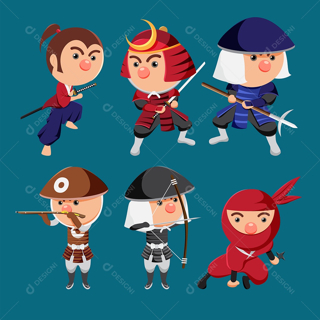 Lutadores Ilustração Vetor EPS