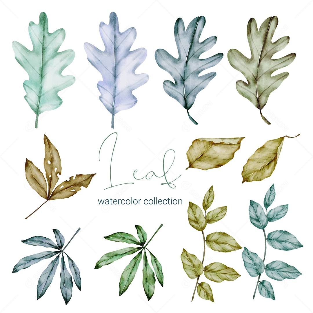 Lindo Buquê de Plantas Vetor EPS