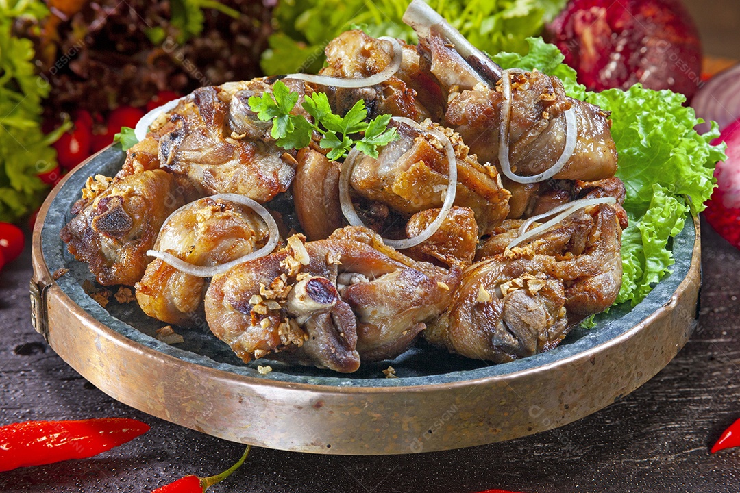 Porção frango frito