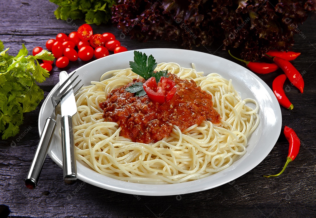 Espaguete tradicional