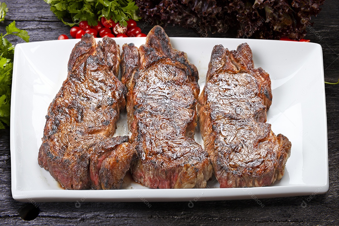 Bife chouriço churrasco