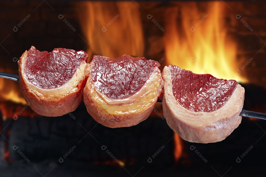 Espeto de carne picanha