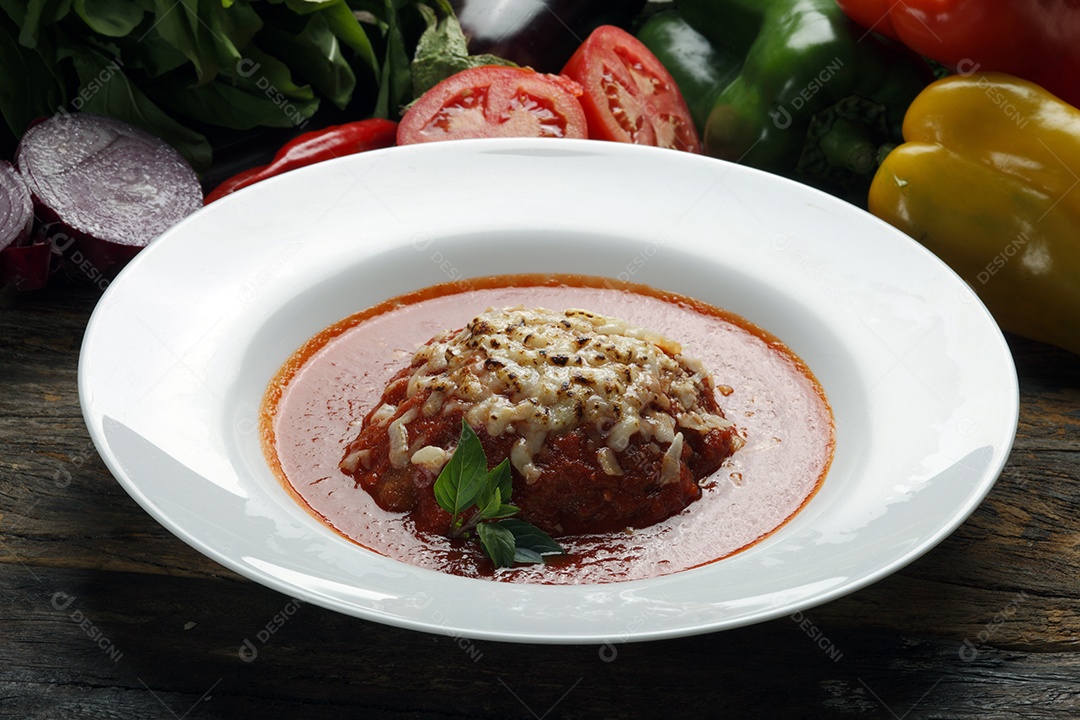 Delicioso espaguete à bolonhesa