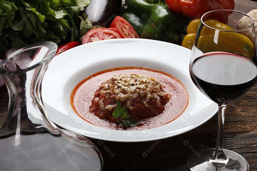 Delicioso espaguete à bolonhesa