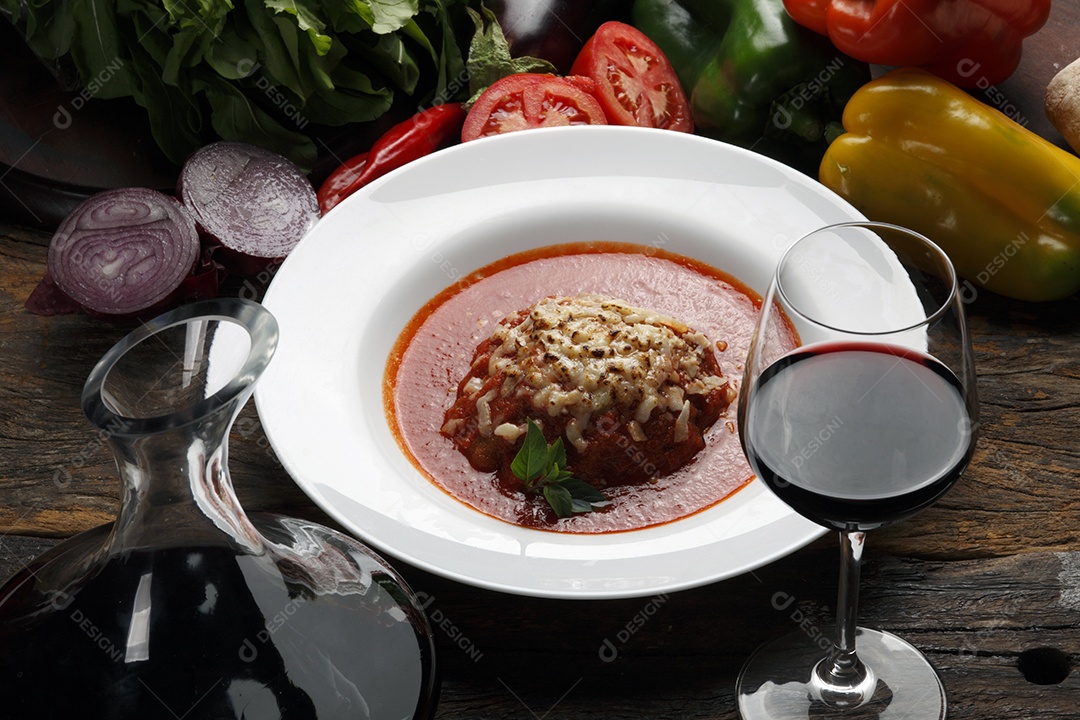 Delicioso espaguete à bolonhesa