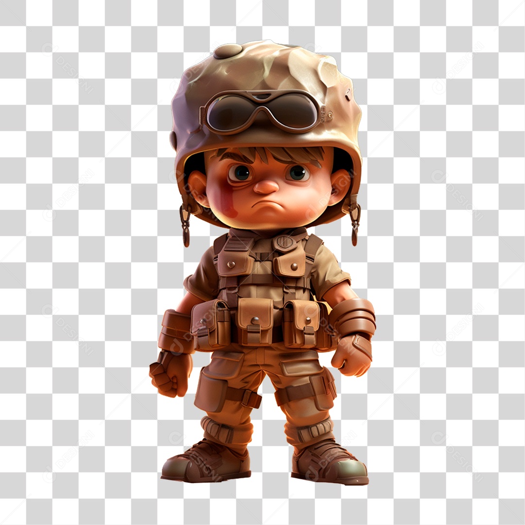 Soldado Militar PNG Transparente