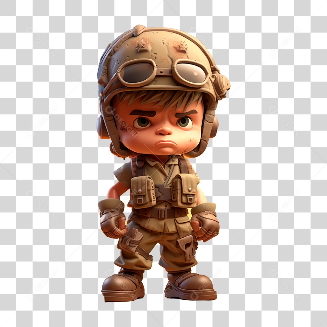 Soldado Militar PNG Transparente