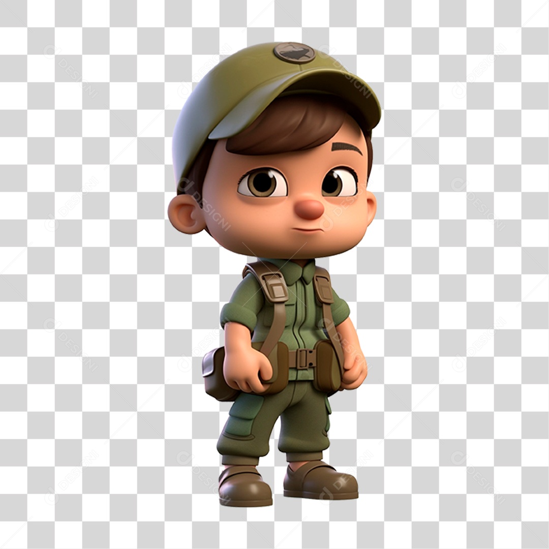 Soldado Militar PNG Transparente