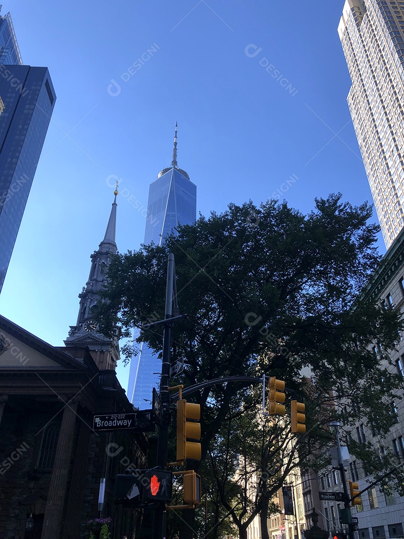 Edifícios da cidade de Nova York manhattan