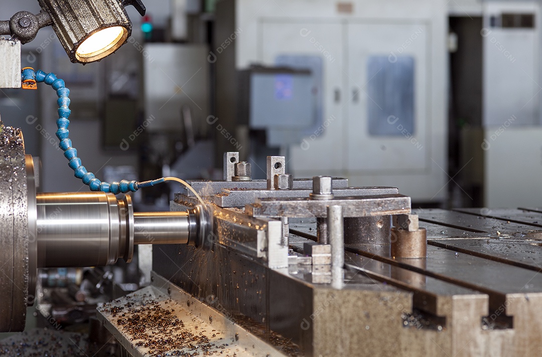 Torno mecânico industrial