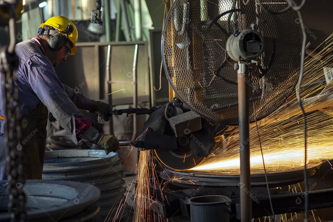 Fabrica industrial de aço e ferro