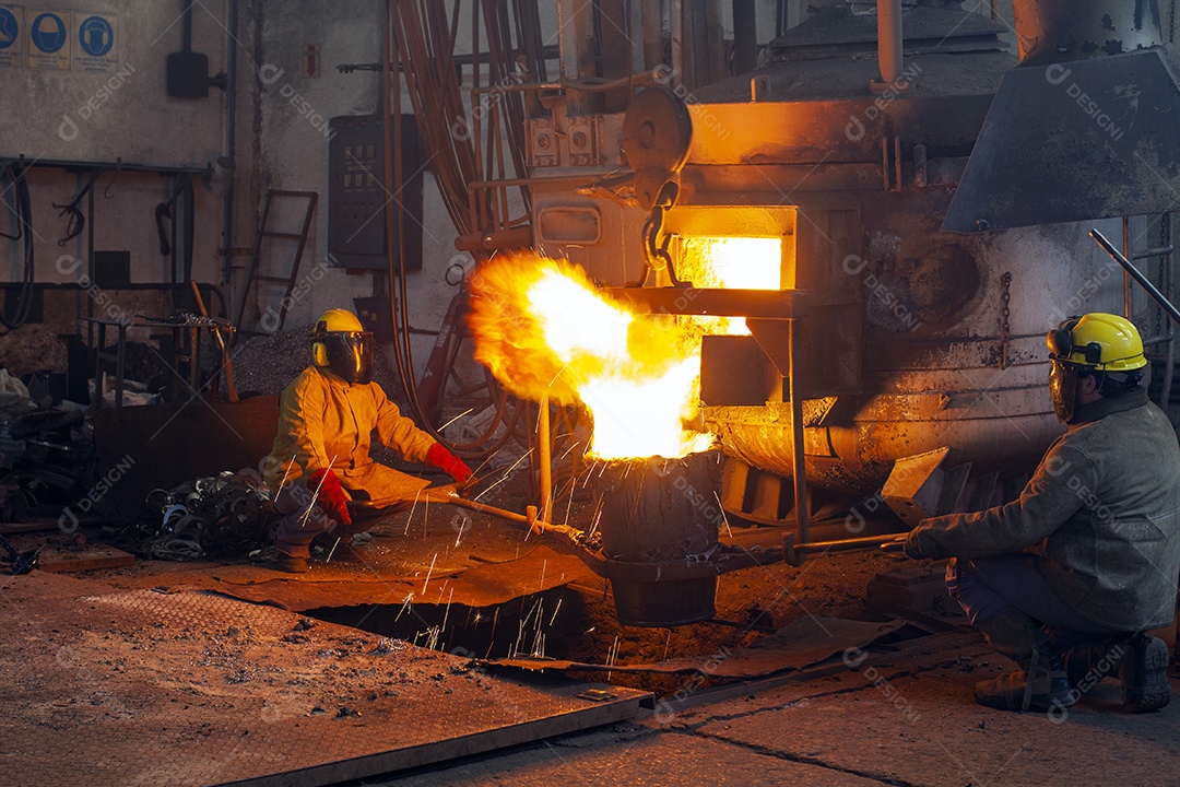 Fabrica industrial de aço e ferro