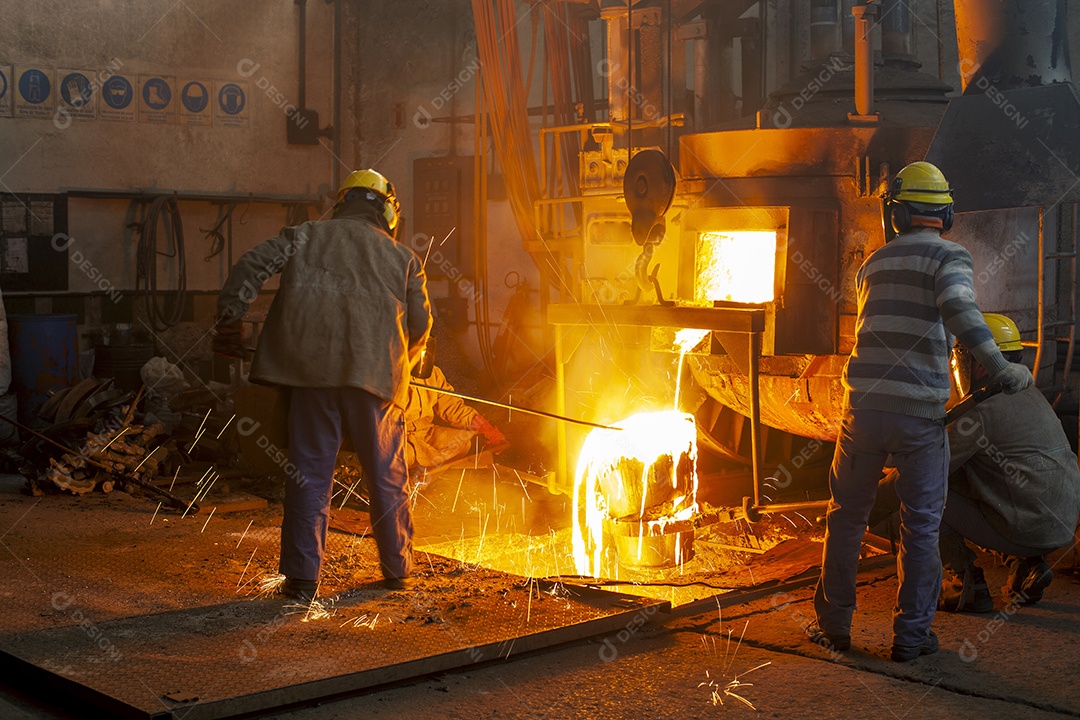 Fabrica industrial de aço e ferro