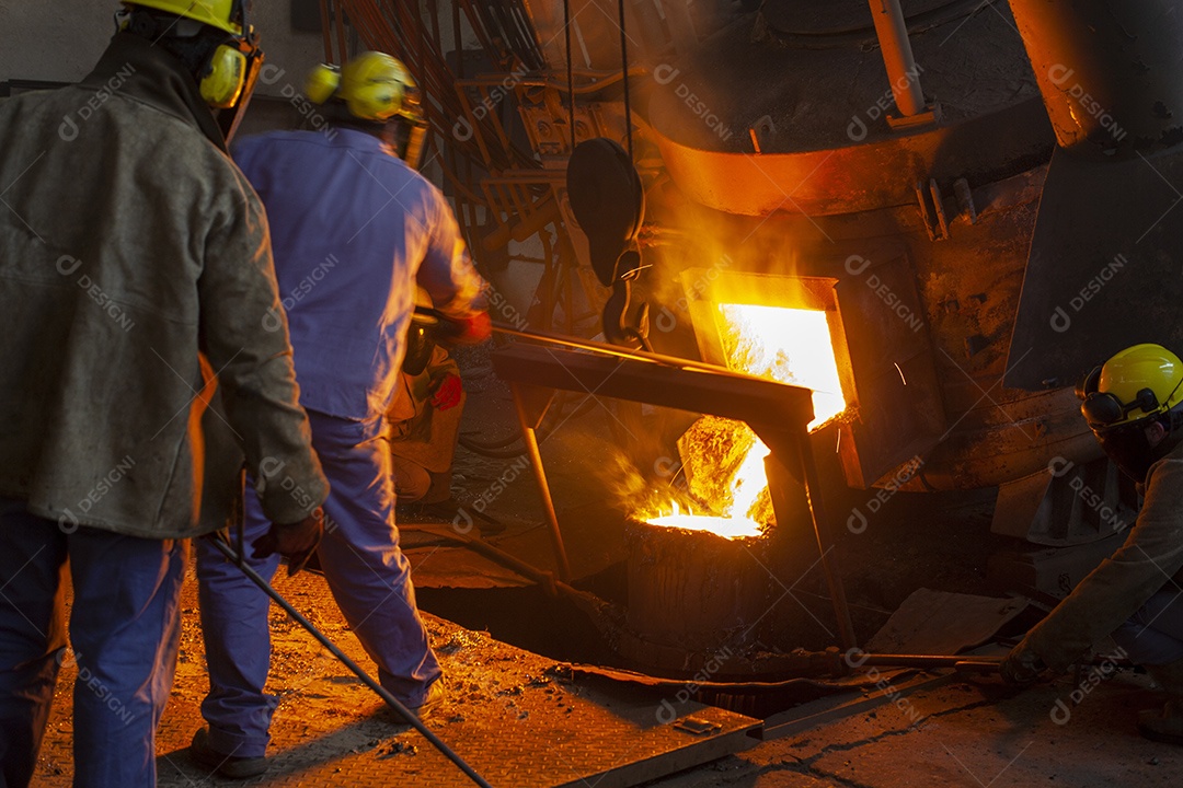 Fabrica industrial de aço e ferro