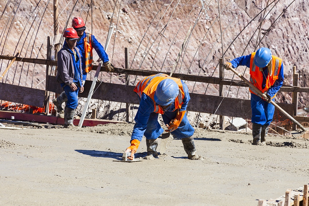 Grande construção pontes edifícios indústria