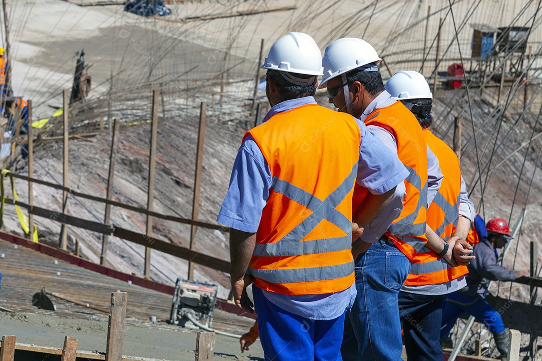 Grandes construções pontes edifícios execução industrial