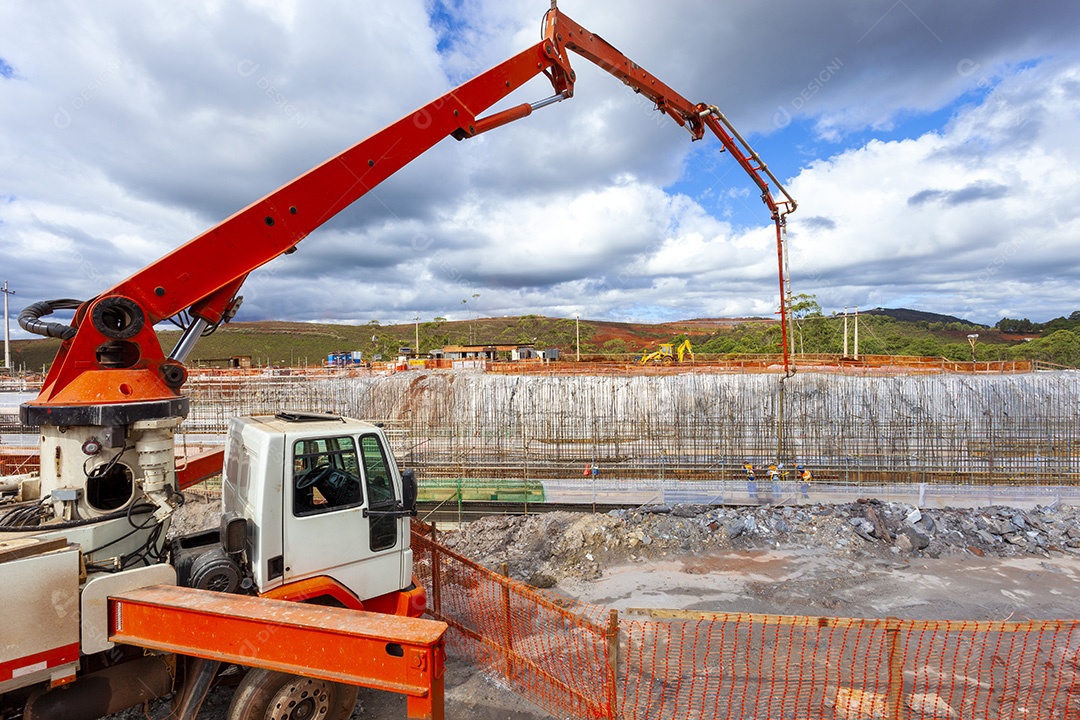 Grandes construções pontes edifícios execução industrial