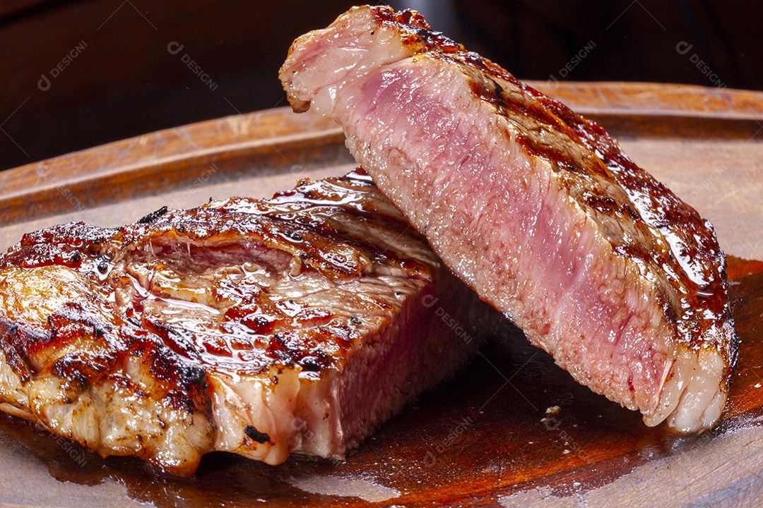 Bife de picanha assado