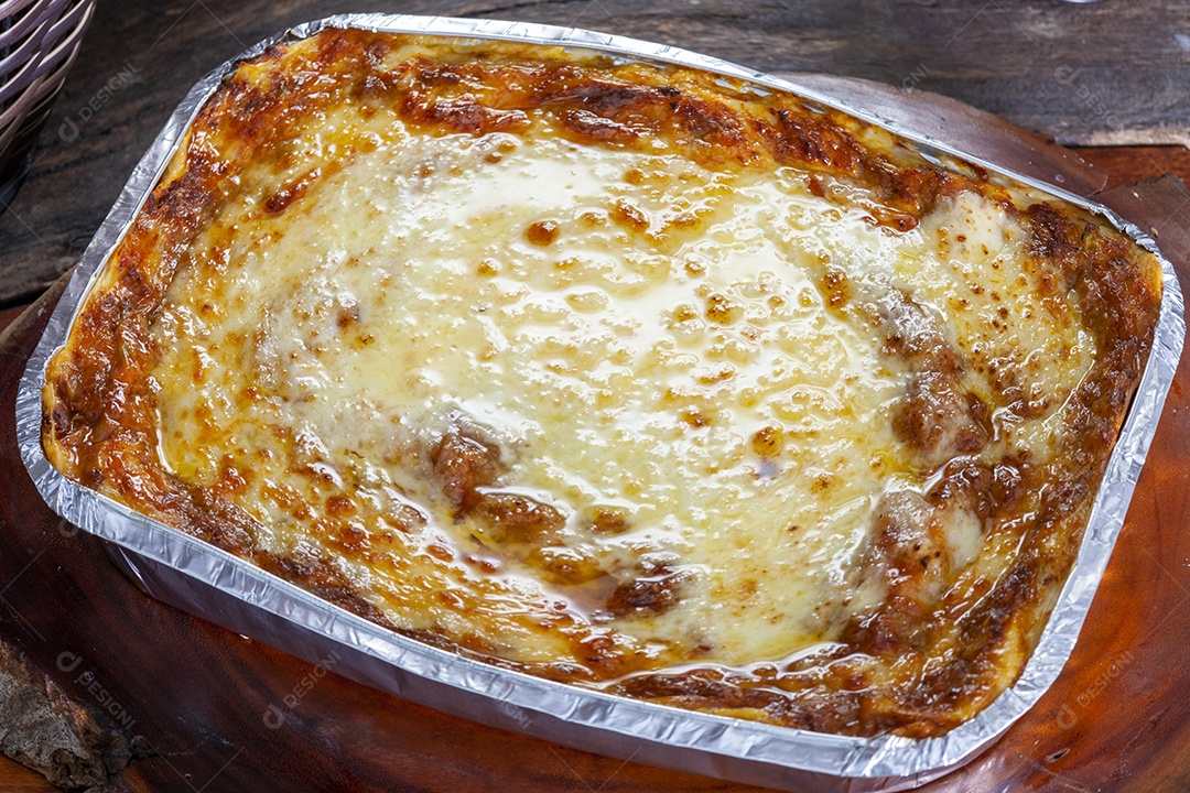 Lasanha tradicional deliciosa