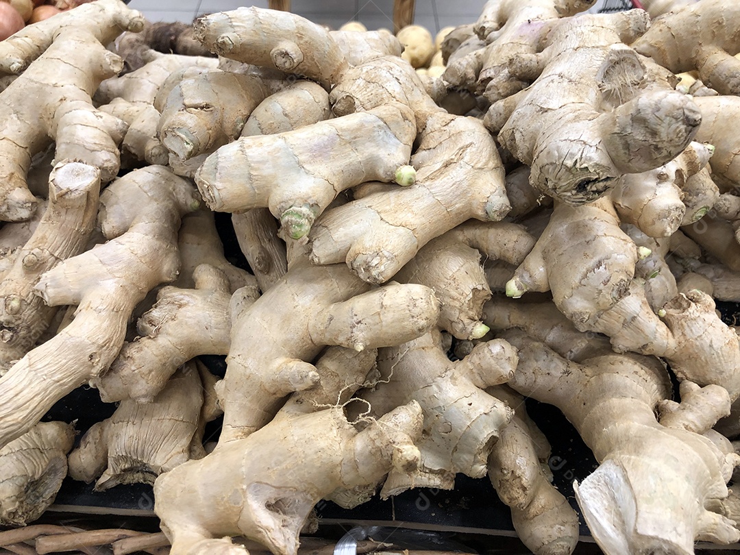 Gengibre no supermercado