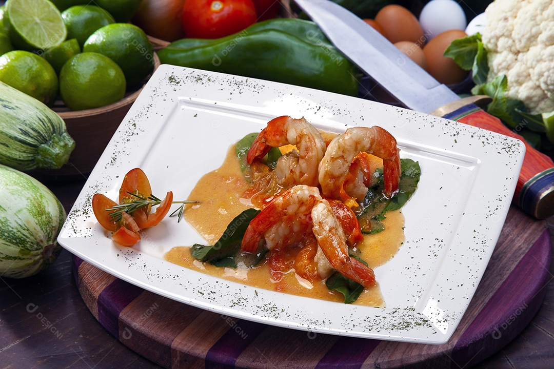 Camarão grande gourmet