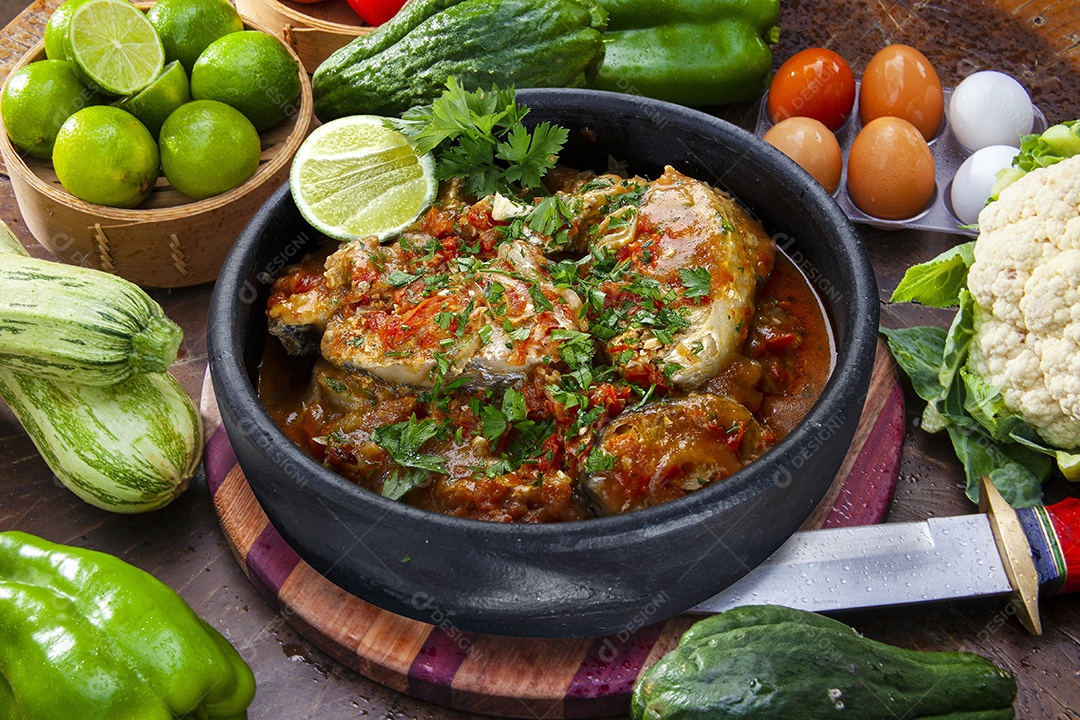 Caldeirada de peixe moqueca