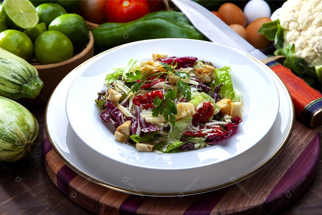 Salada com legumes variados