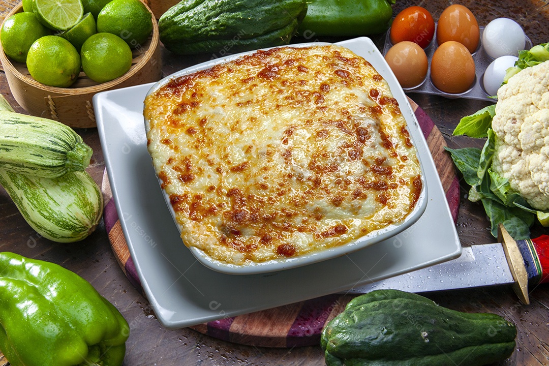 Lasanha cremosa deliciosa