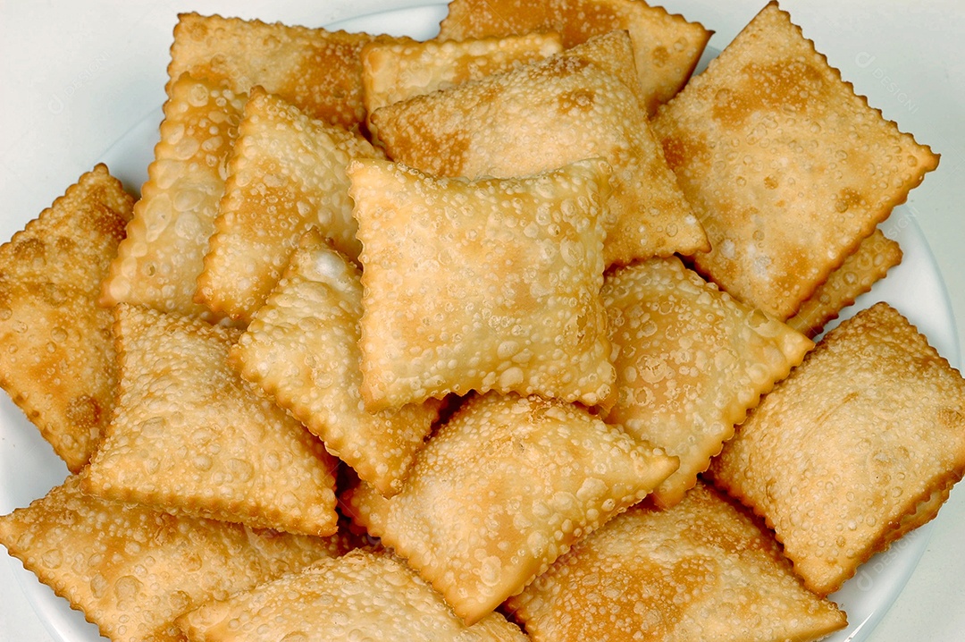 Pastel lanche brasileiro