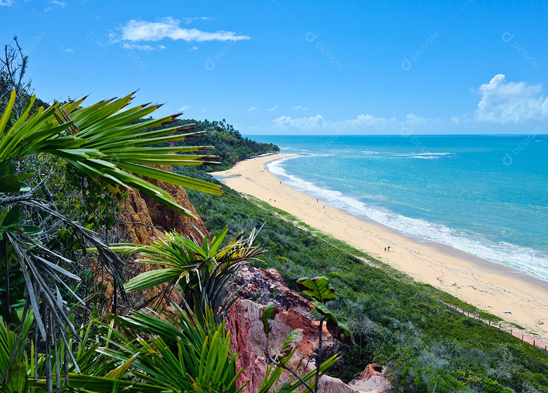 Bela vista para a praia do Arraial D´ajuda