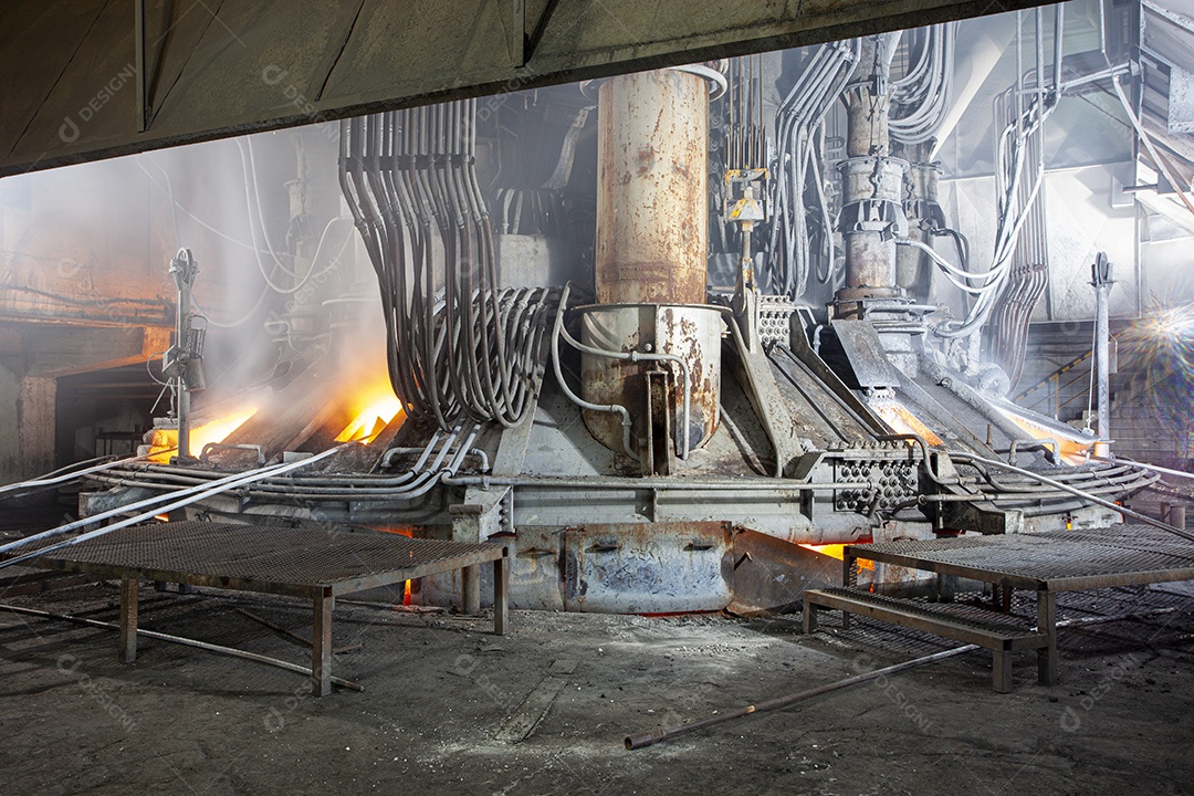 Fabrica industrial de aço e ferro