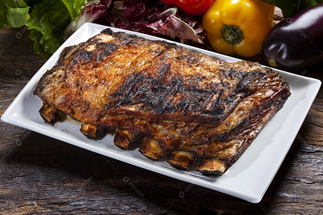 Costela de churrasco