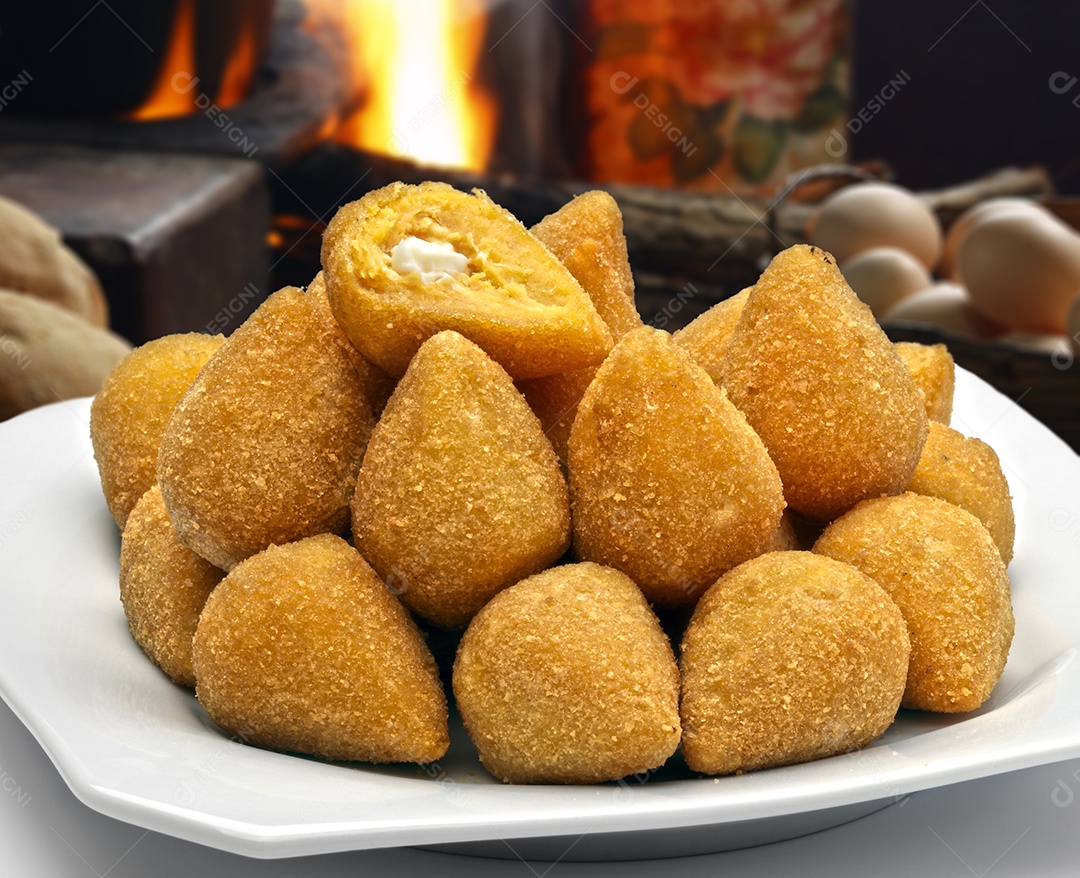 Coxinhas de frango deliciosa