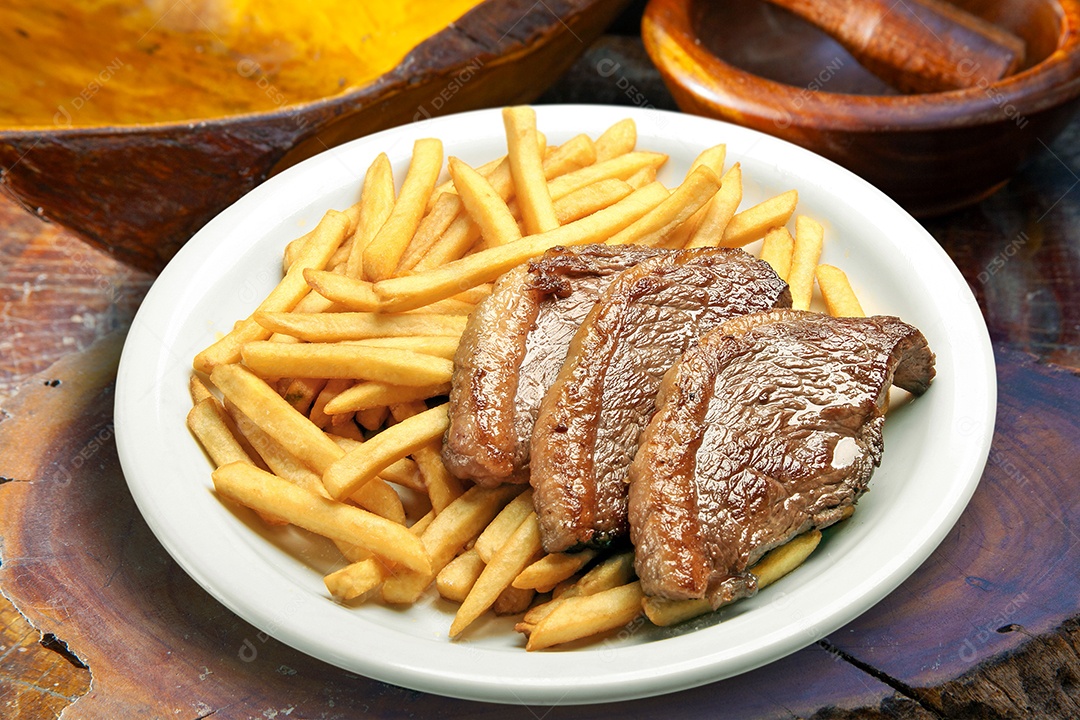 Picanha com batatas