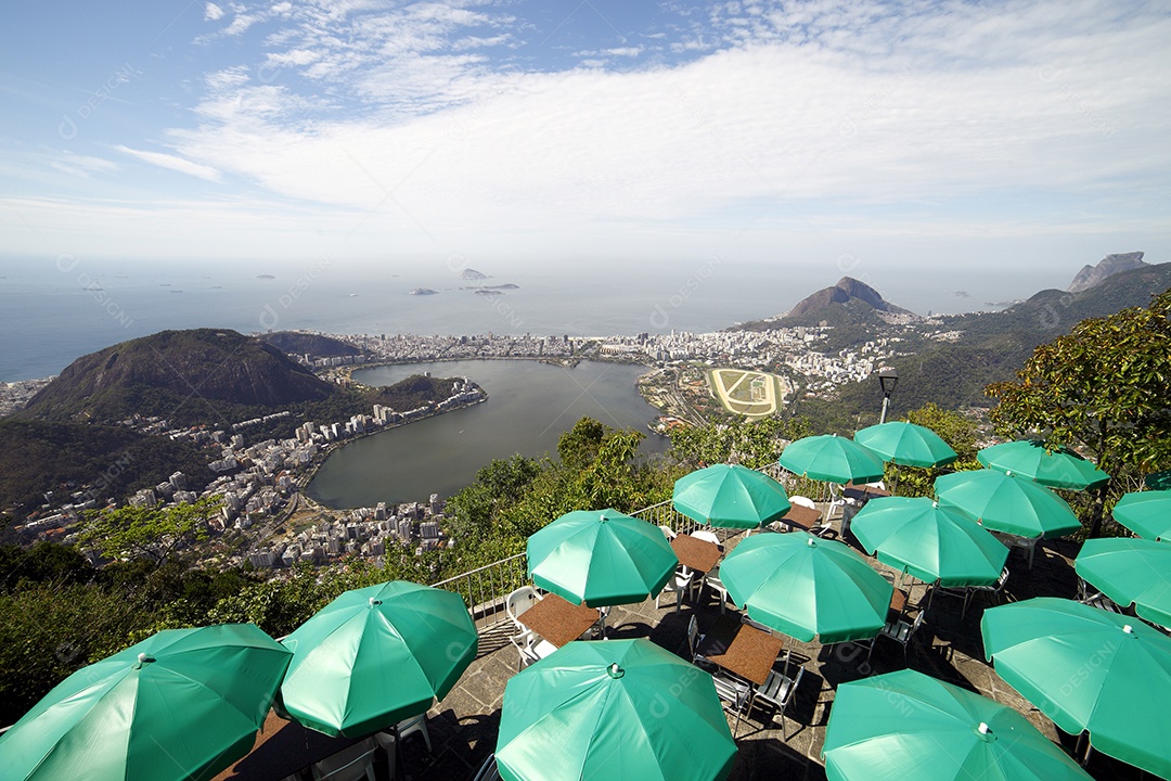 Linda vista da cidade do Rio de Janeiro