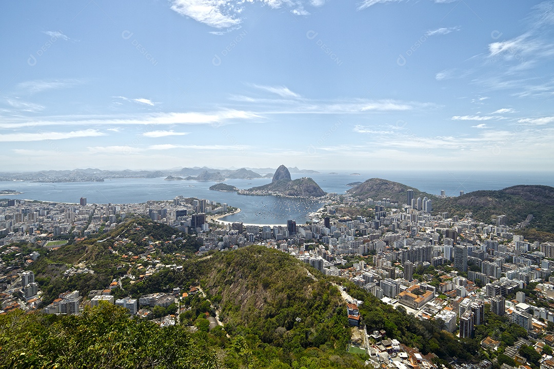 Vista linda da cidade do Rio de Janeiro