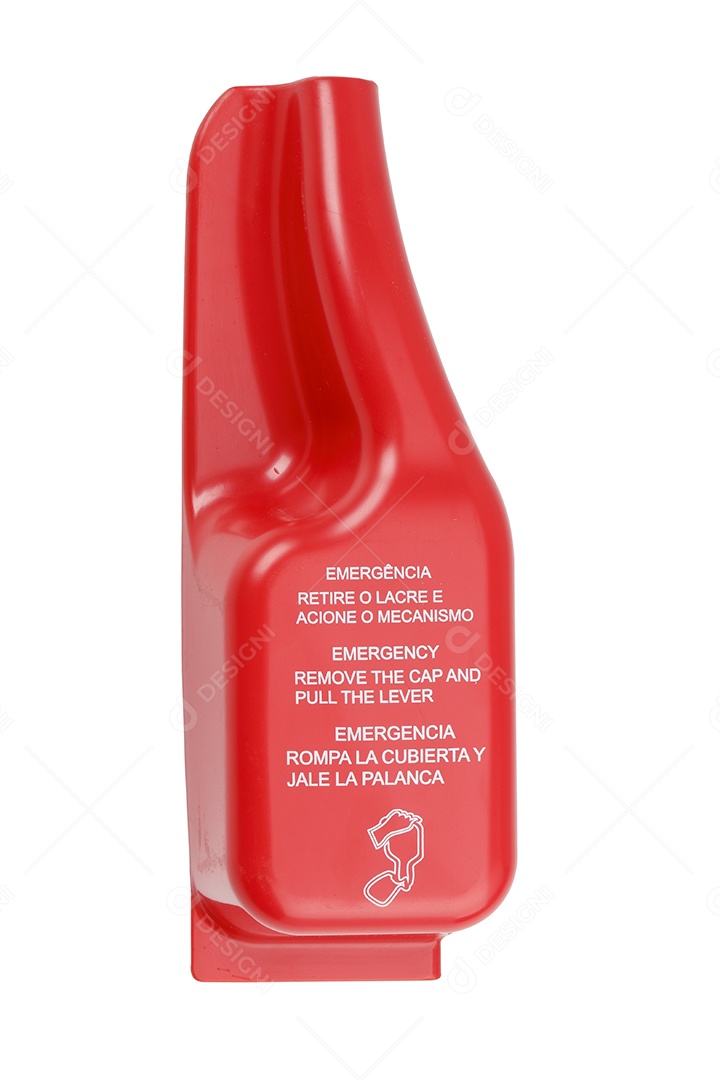 Caixa de emergência vermelha