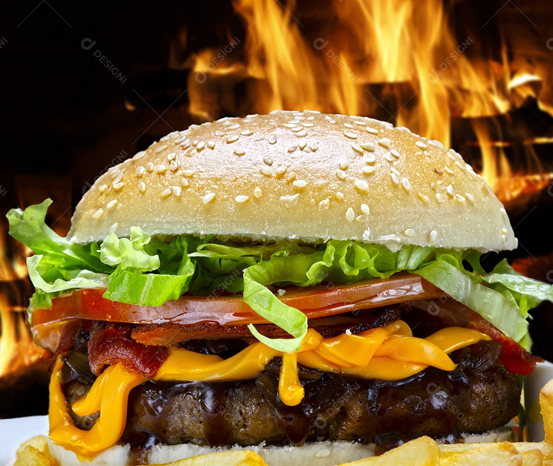 Delicioso lanche gourmet