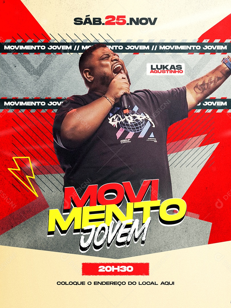 Social Media Momento Jovem PSD Editável