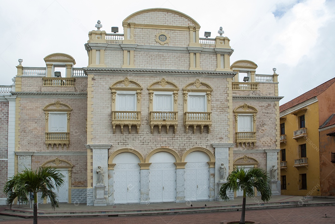 Vista da igreja de Cartagena