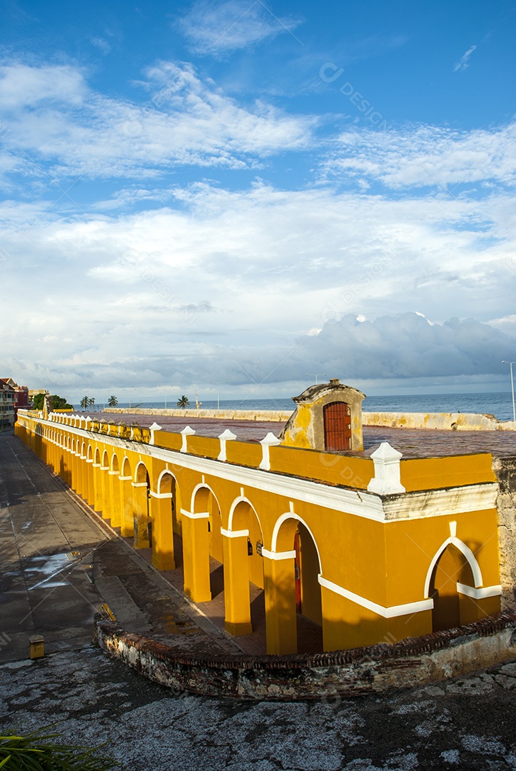 Vista da cidade de Cartagena na Colombia