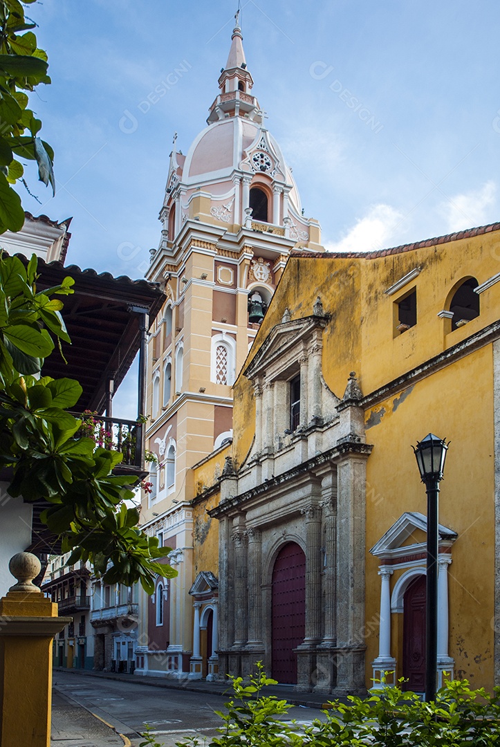 Vista para prédios de Cartagena
