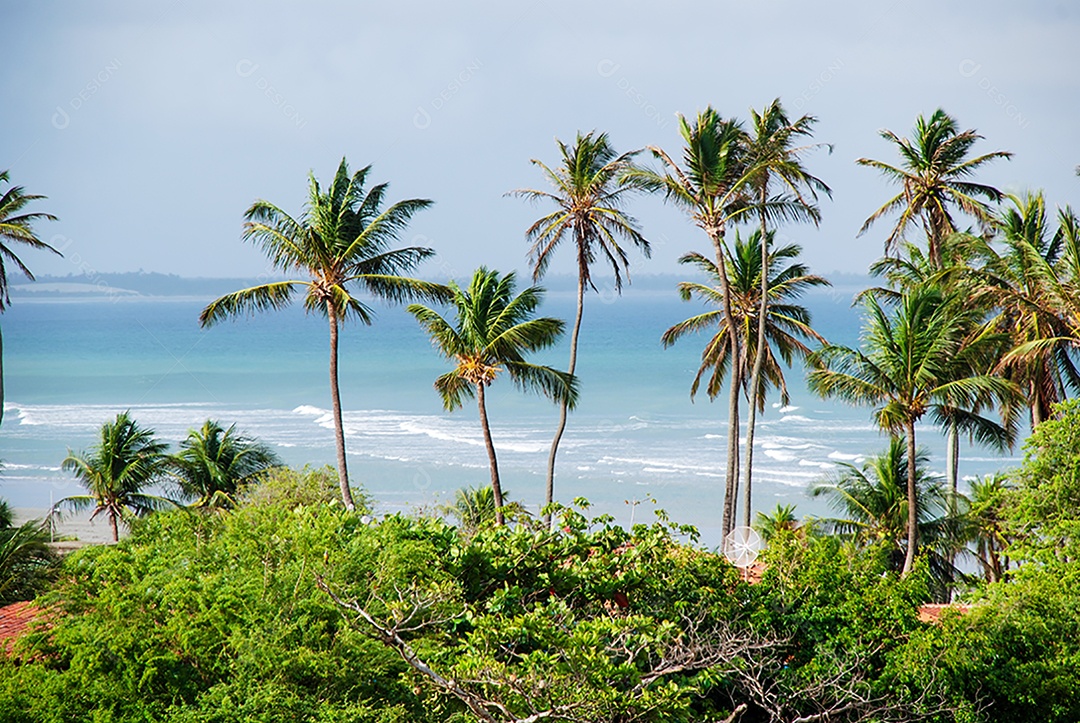 Jericoacoara é uma praia virgem escondida atrás das dunas da costa oeste de Jijoca de Jericoacoara