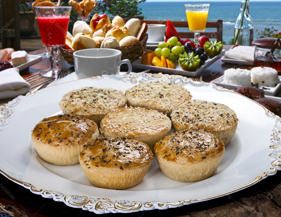 Empanada massa recheada