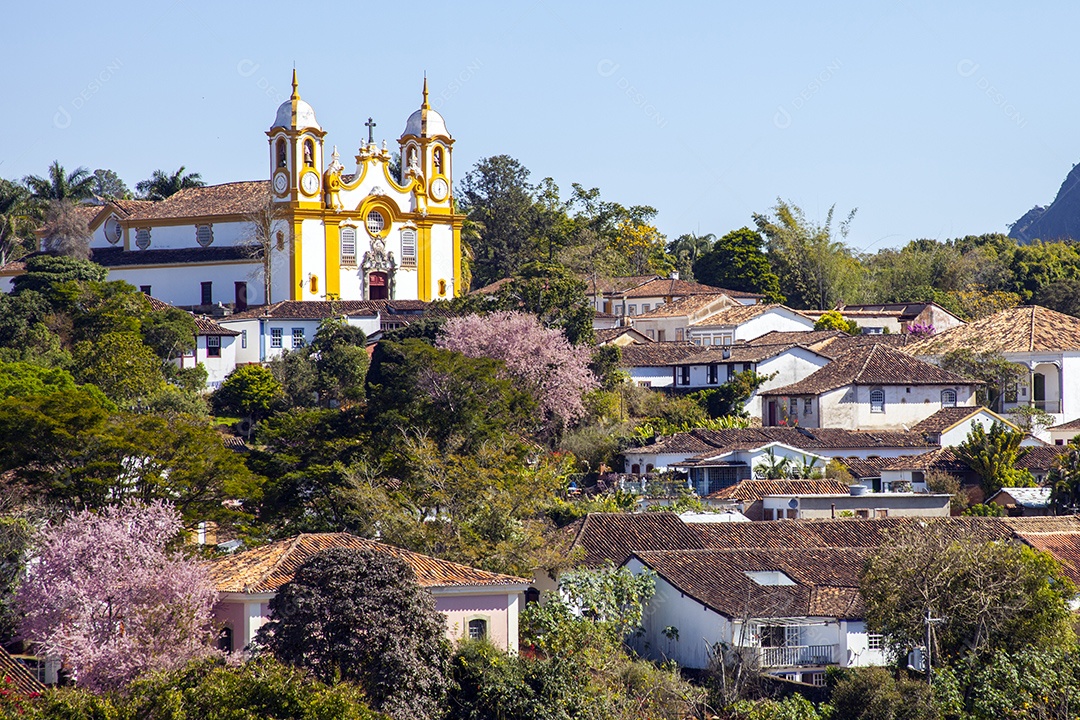 Cidade histórica de Tiradentes em Minas Gerais