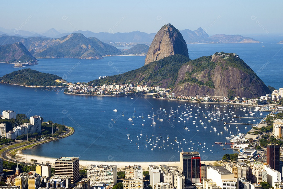 Vista linda da cidade do Rio de Janeiro