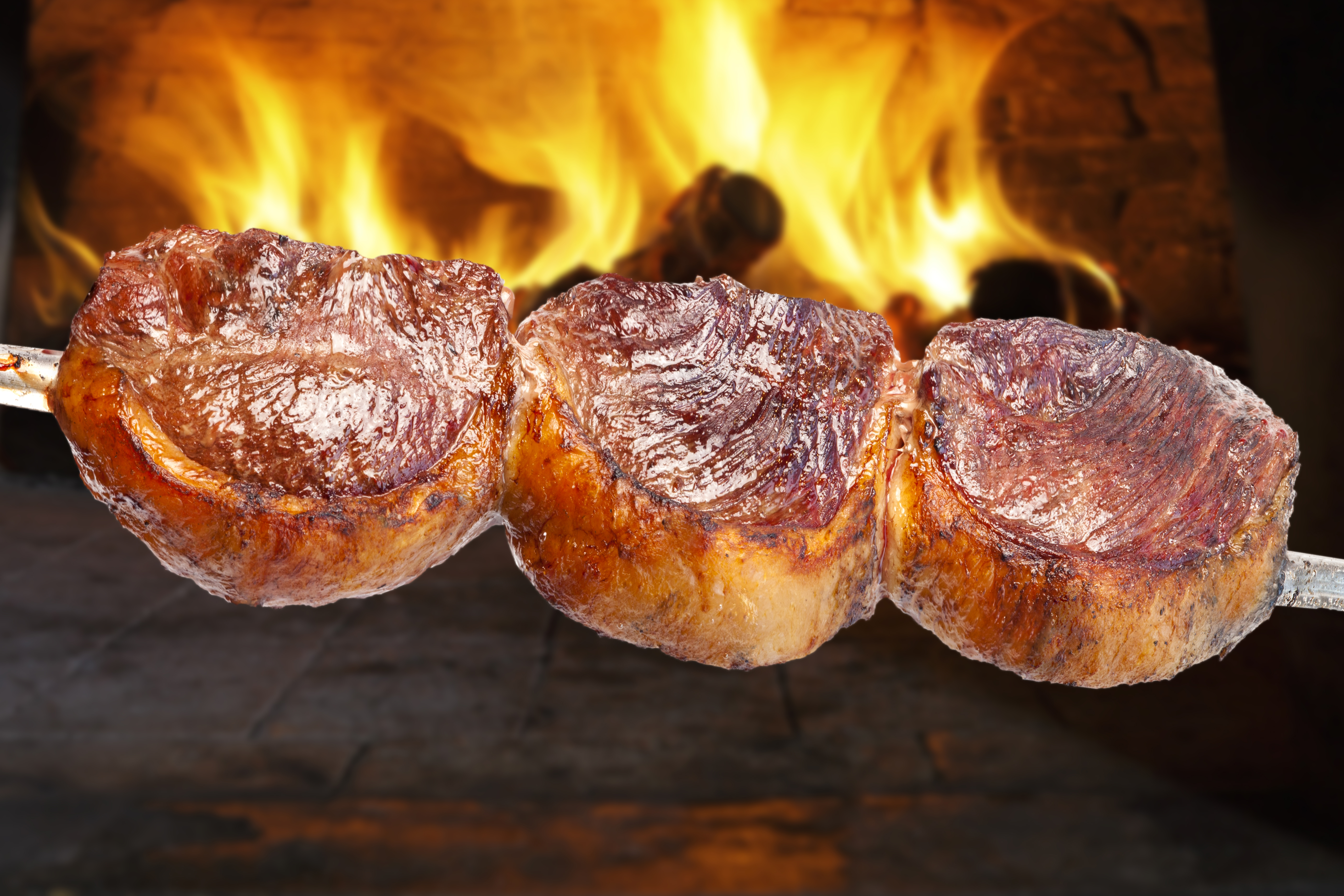 Espeto delicioso de picanha