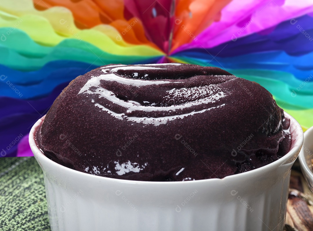 Açaí puro em creme