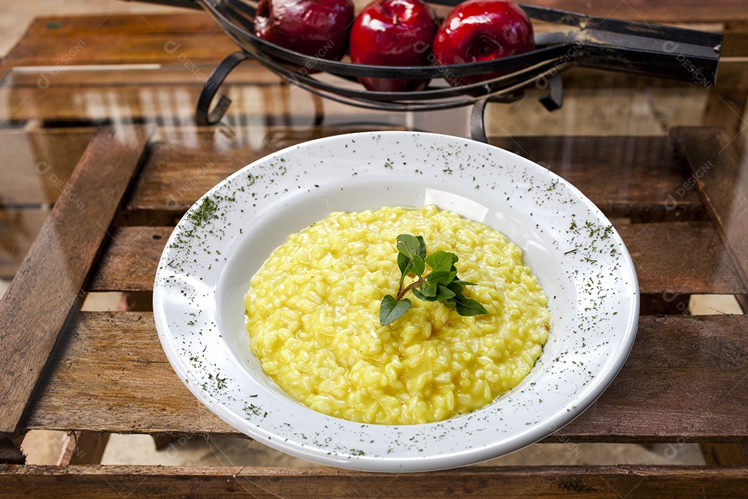 Risotto tradicional delicioso